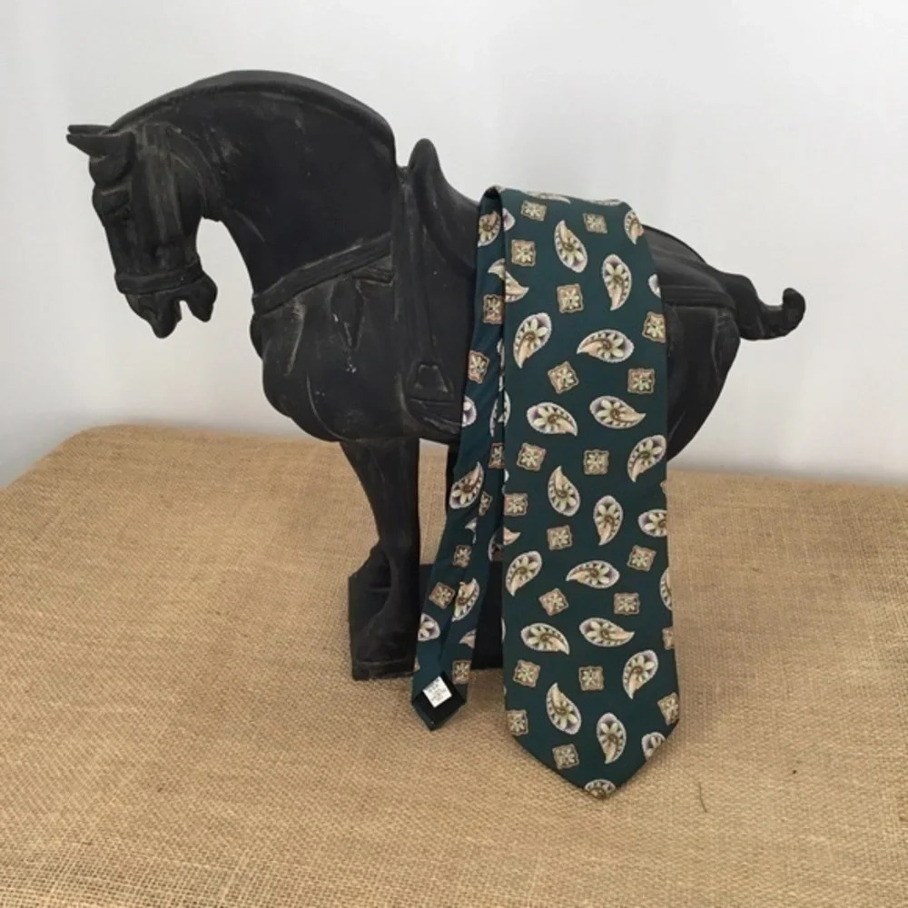 Oscar de la Renta Couture Collection Vintage Men’s Silk Tie